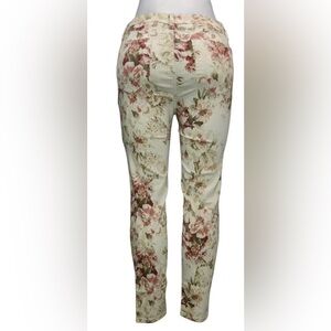 Buffalo David Bitton Havana Ankle Skinny Pants - Pink and Cream